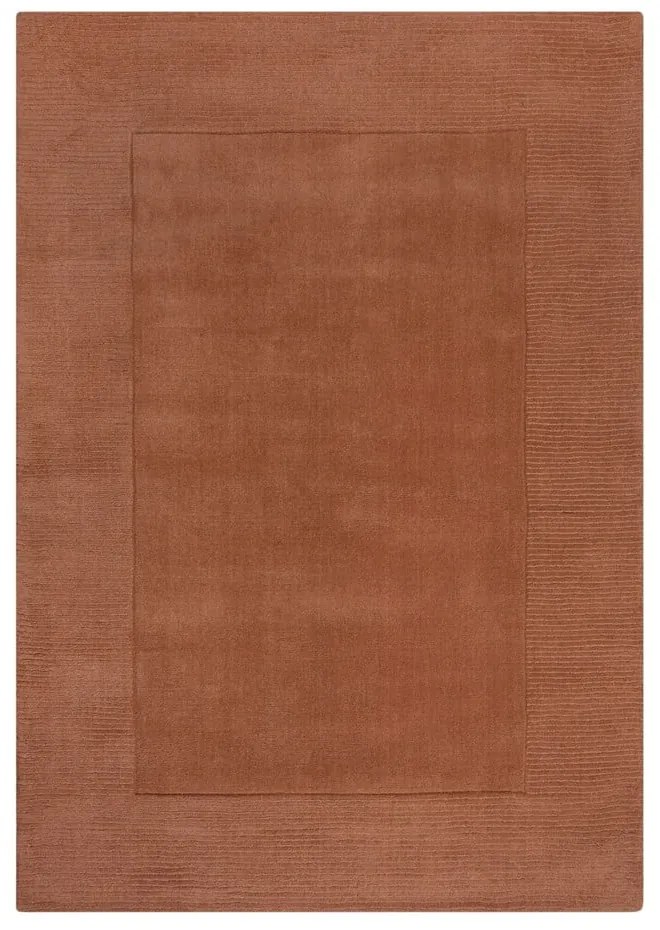 Covor cărămiziu din lână 200x290 cm – Flair Rugs