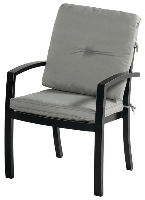 Scaun de grădină gri din metal Rosario – Hartman