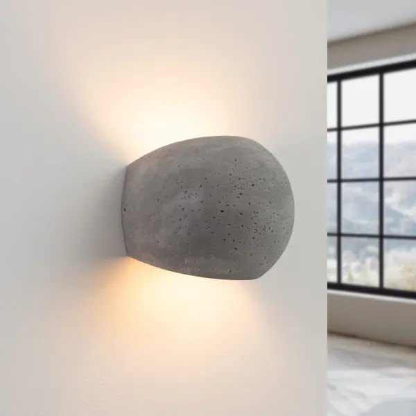 Sollux SL.1362 - Aplica de perete GLOBE 2xG9/8W/230V beton/gri