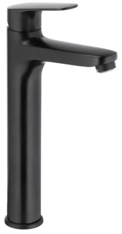 Baterie umyvadlová KFA Armatura 5552-712-81 + výpusť OTAVA 30,2 cm matná černá