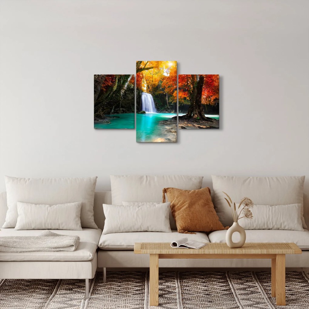 Tablou - Laguna de Smarald (90x60 cm)