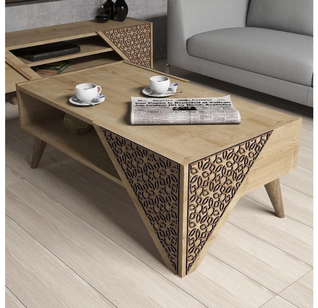 Masă de cafea Berny (stejar). 1089553