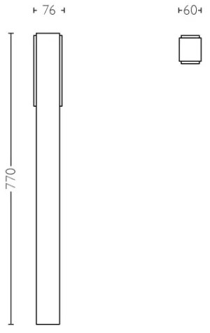 Lampă LED de exterior STRATOSPHERE 2xLED/4,5W/230V IP44 Philips 16489/93/P0