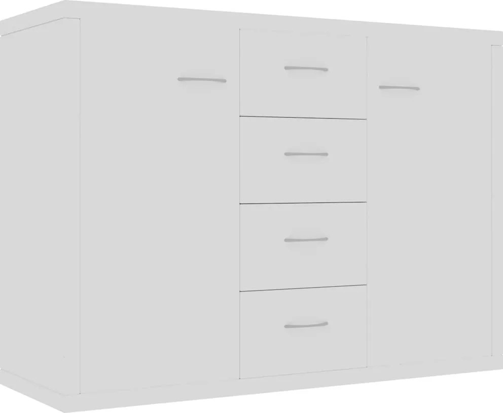 vidaXL Dulap, alb, 88 x 30 x 65 cm, lemn prelucrat