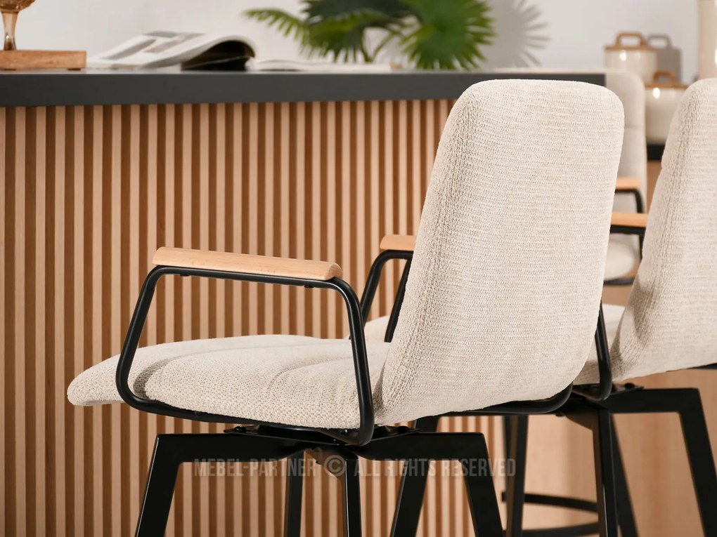 Scaun Henrich (crem + negru). 1110627