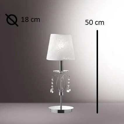 Veioza, lampa de masa cristal Venezian SENIX TL1 SMALL 032634