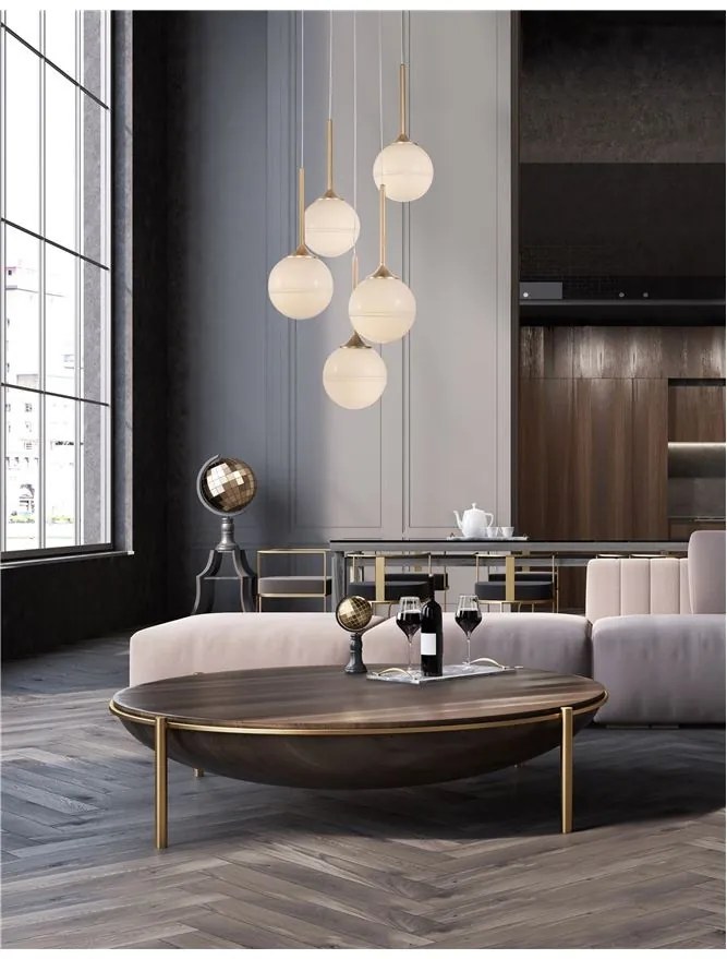 Lustra cu 5 pendule design modern CANTONA NVL-9960614