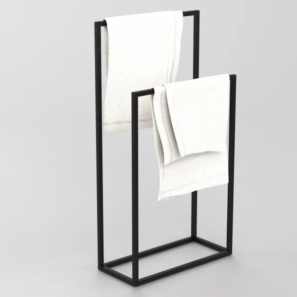 Suport de prosoape 85x45 cm negru