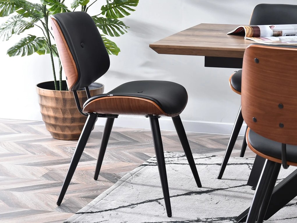 Scaun Grimo (nuc + negru). Promo -14%. 1111069