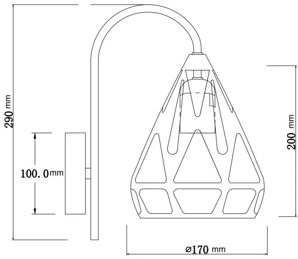 Aplică Globo 15889W HASSAN 1xE27/40W/230V