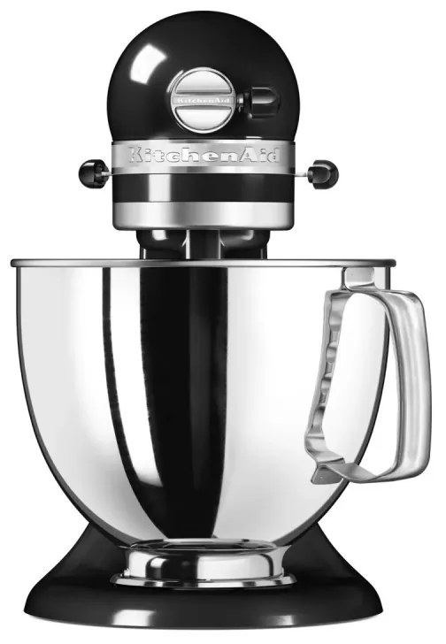 Mixer planetar KitchenAid Artisan Elegance 5KSM125EOB, 300W, 4.8 litri, Actionare directa, 10 viteze, Negru
