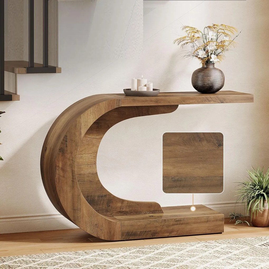 MAM12 - Masa Consola, 110 cm, masuta hol, living, dining, dormitor - Maro