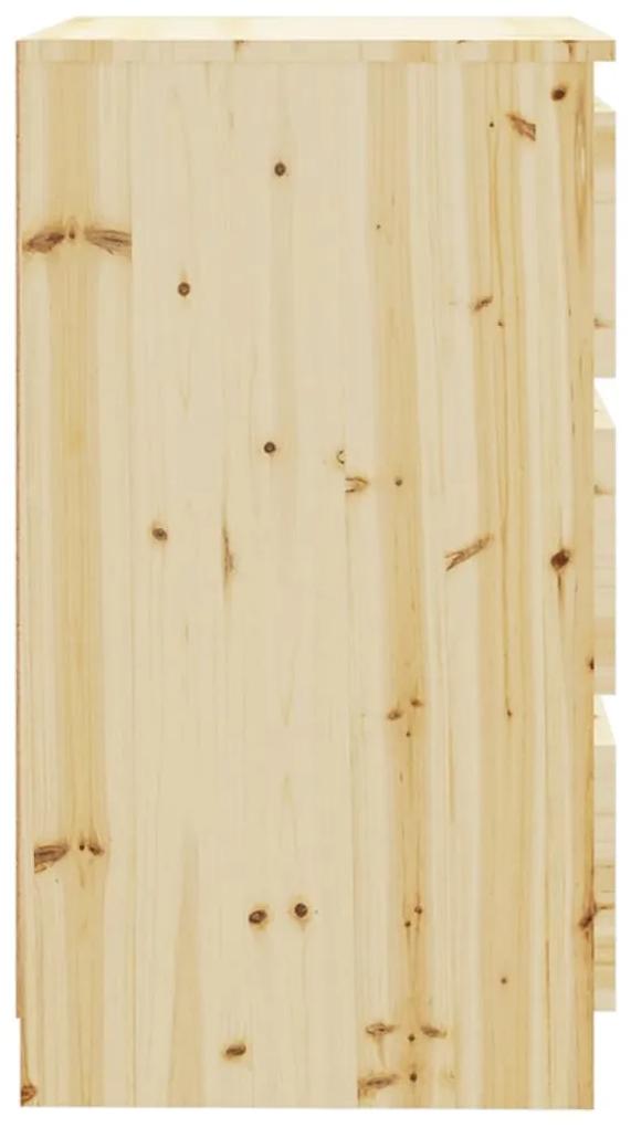 Noptiera, 60x36x64 cm, lemn masiv de brad 1