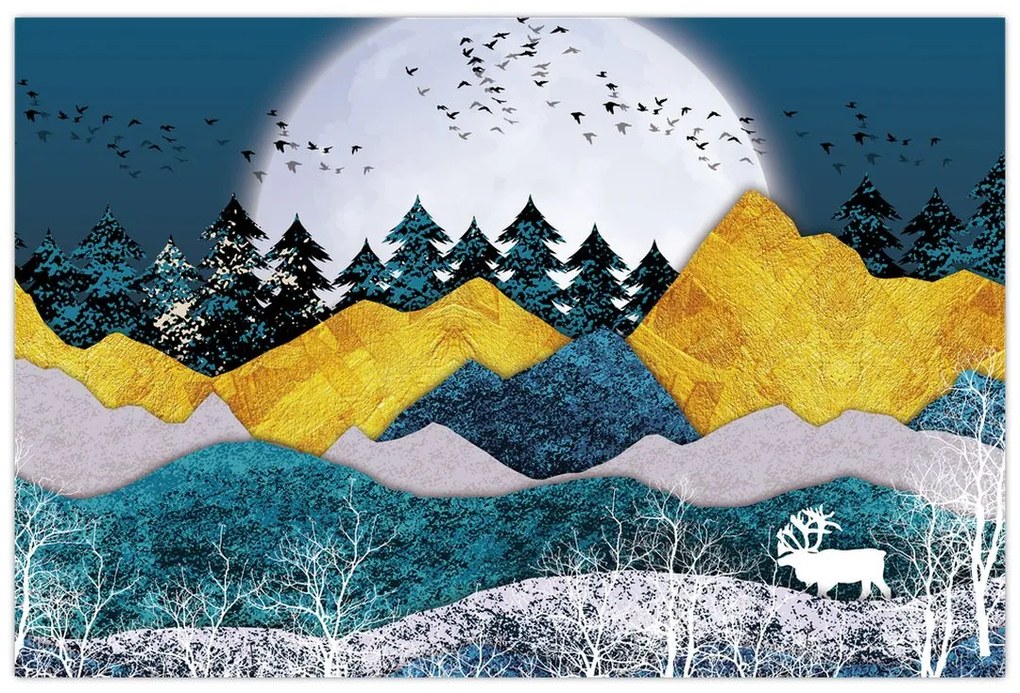 Tablou - Peisaj polar (90x60 cm)