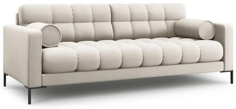 Canapea Bali 3 locuri stofa/picioare negre L177 cm