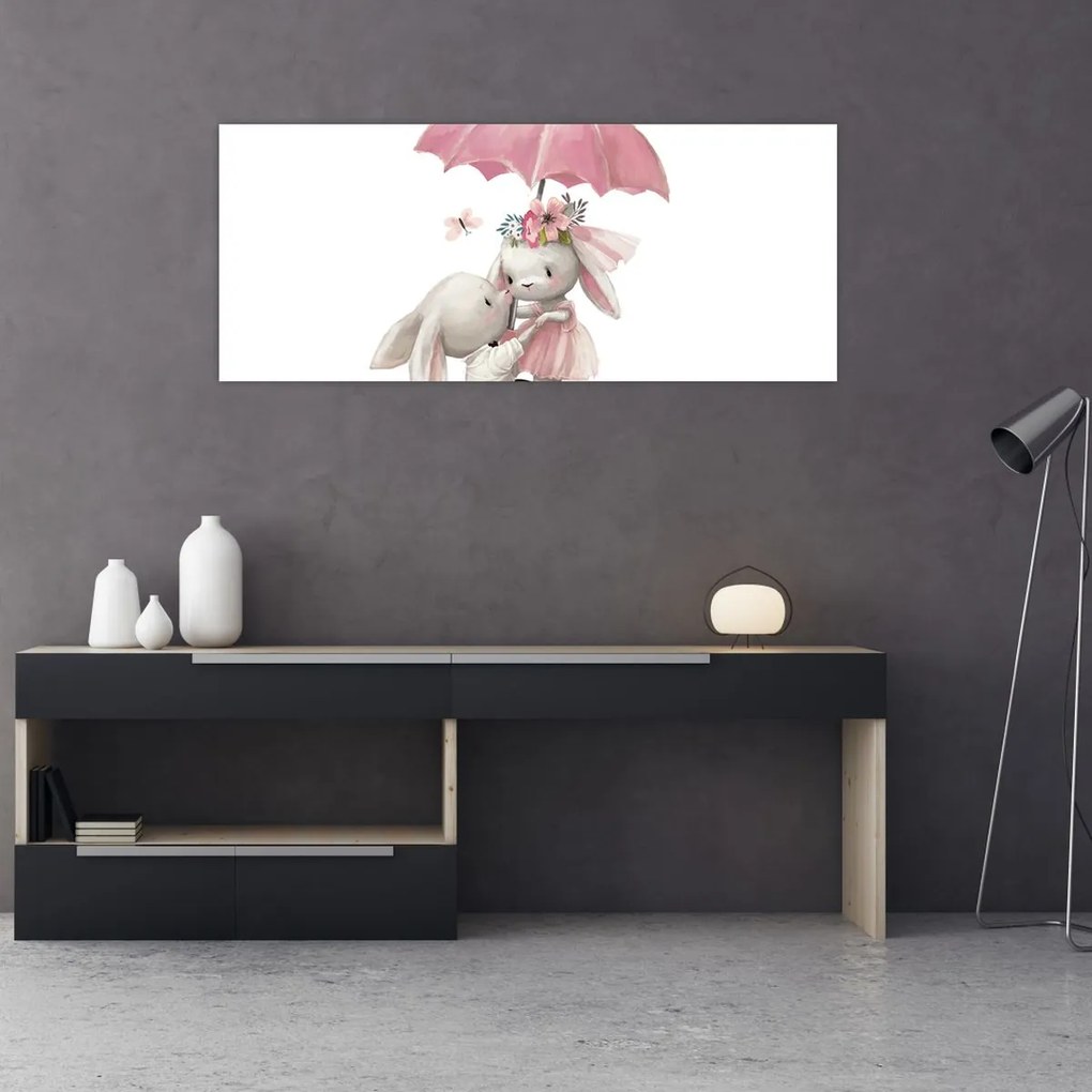 Tablou - Animăluț în acuarelă N⁰3 (120x50 cm)