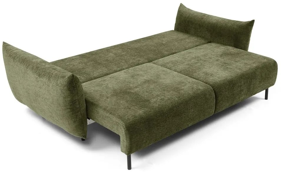 Canapea trei locuri Cinderella (verde + negru). 1098984