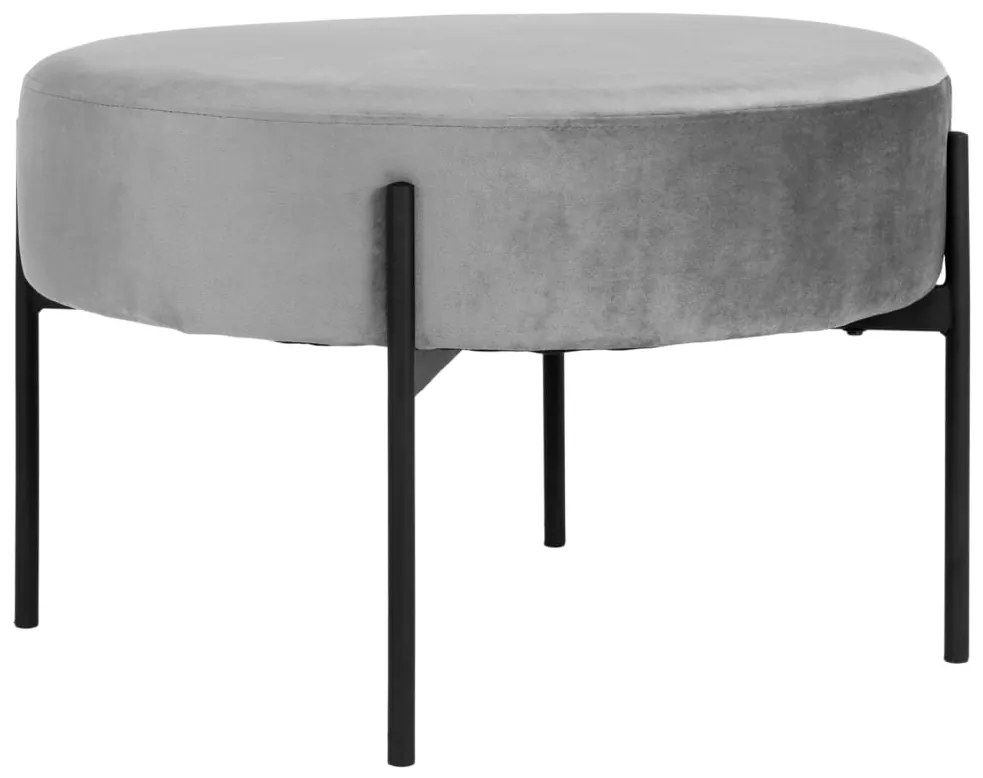 442778 House Nordic Taburet puf Evie, gri