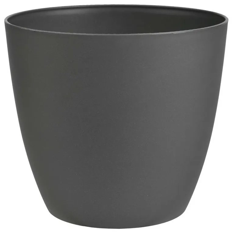 Ghiveci decorativ Gardenico Ella antracit mat,diametru 25 cm, diam. 25 cm
