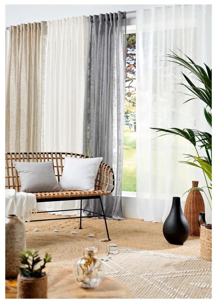 Perdea gri 140x240 cm Haltona – douceur d'intérieur