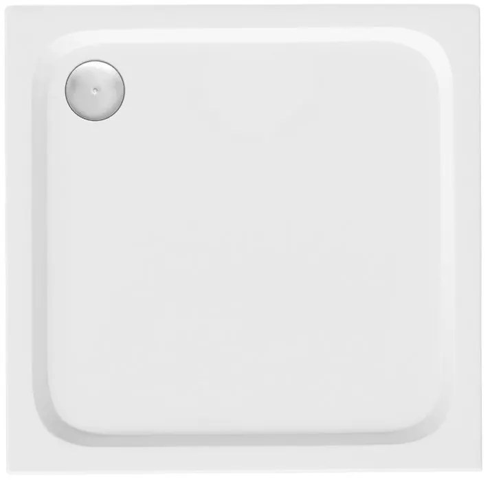 Cada pentru dus din acril Rea Belmond 80x80 alb