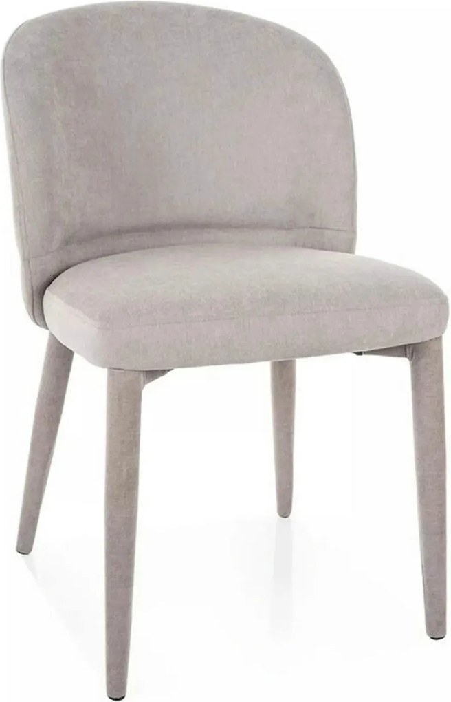 Scaun TINO, gri deschis - Wind 84, stofa clasica, 50x57x81 cm