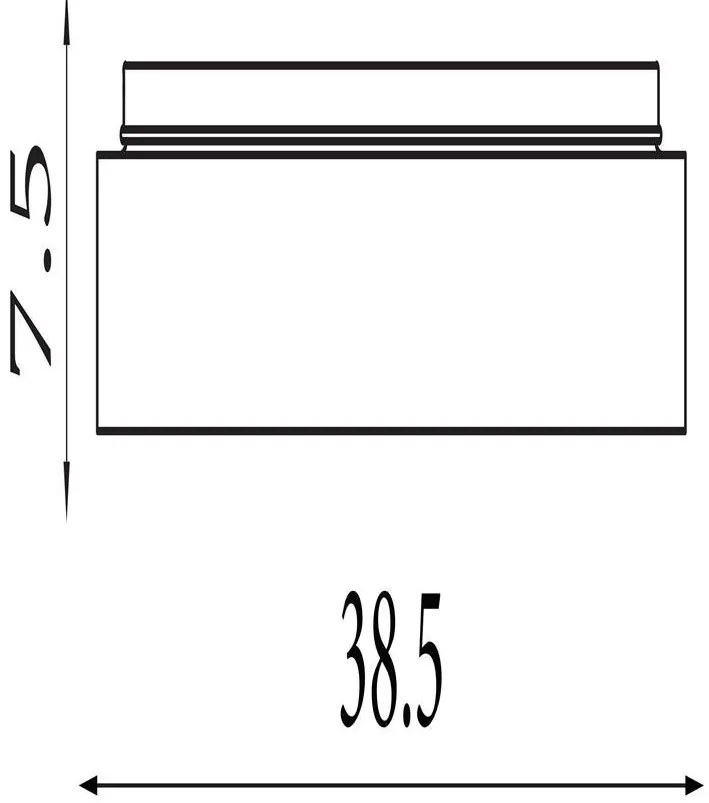 Plafoniera LED design modern Polka latte