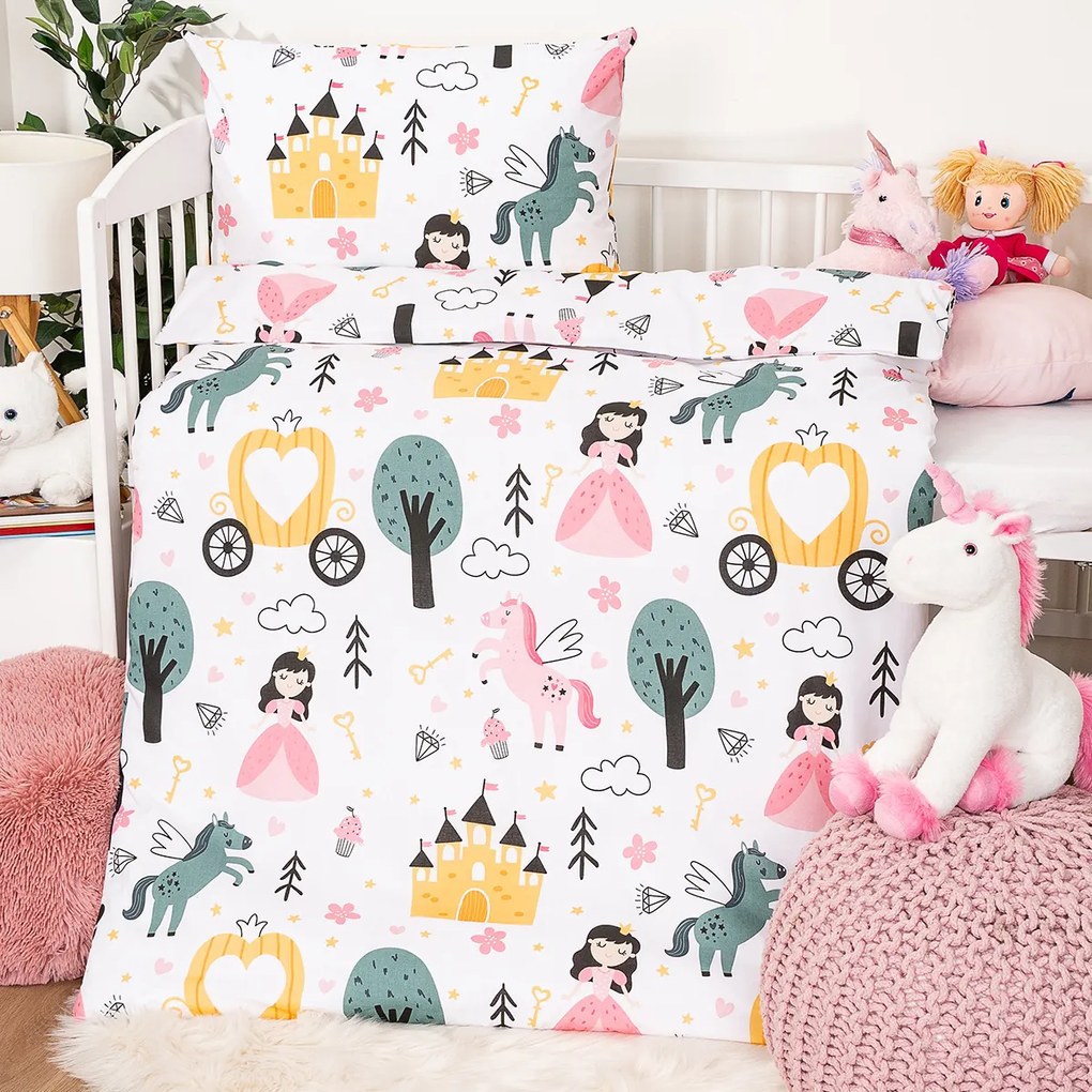 Lenjerie de pat din bumbac pentru copii 4Home Fairytale Dream, 100 x 135 cm, 40 x 60 cm, 100 x 135 cm, 40 x 60 cm