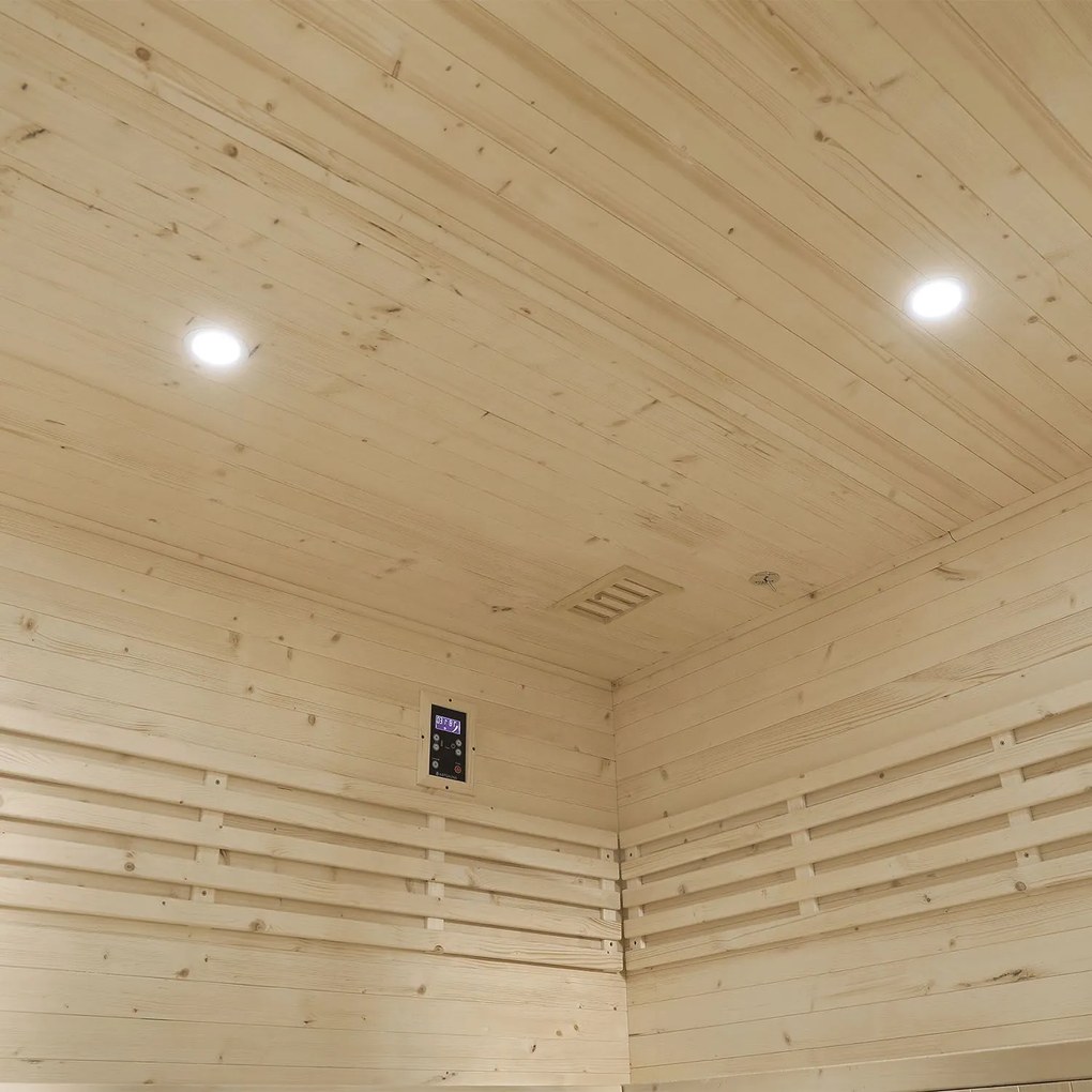 Vonkajšia sauna Eldur s 8 kW ohrievačom & príslušenstvom