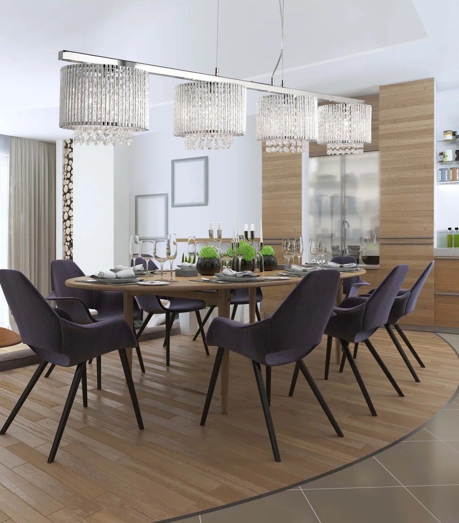 Lustra eleganta design modern Elise 4L 7094-4CC SRT
