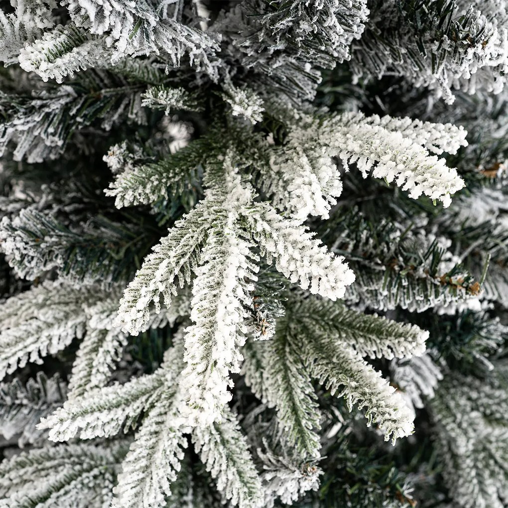 Pom înzăpezit de Crăciun, cu suport, Cardiff,150 cm, 150 cm