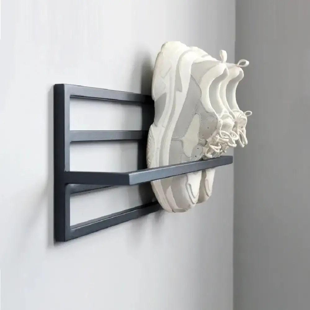 Pantofar,din metal,culoare negru,40x10x20 cm