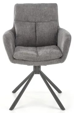 Scaun de dining HALSA, 1 buc., gri