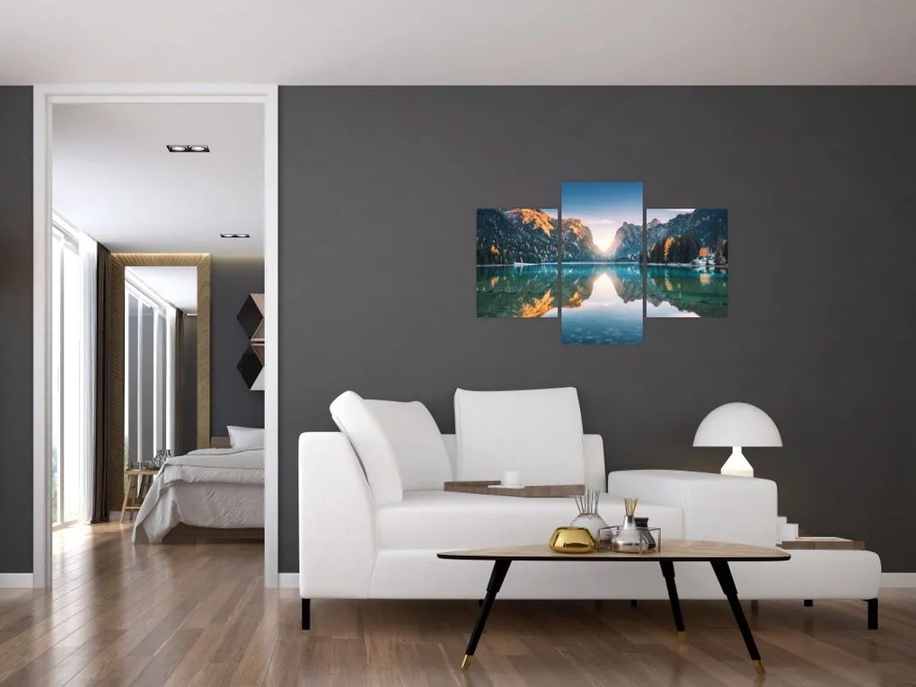 Tablou - Lacul montan (90x60 cm)