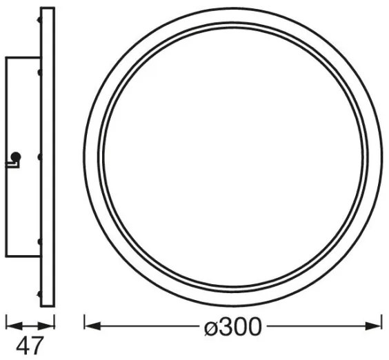 Ledvance SMART+ DISC LED 18W 230V Wi-Fi IP44 lampă baie dimabilă