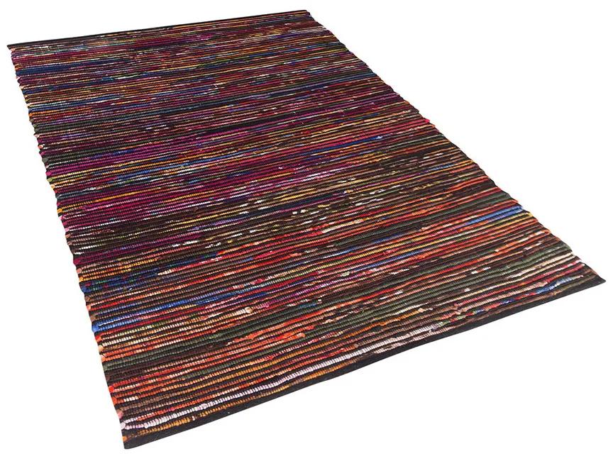 Covor lucrat manual Bartin, multicolor închis, 140 x 200 cm