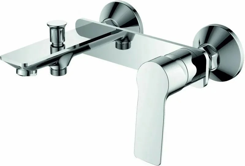 Baterie cada-dus Inter Ceramic Emma monocomanda crom finisaj lucios