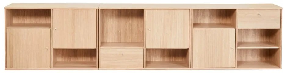 Comodă joasă cu aspect de stejar 267x61 cm Mistral - Hammel Furniture