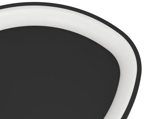 Plafonieră LED dimabilă Eglo 901584 LORETELLO LED/12W/230V negru + telecomandă