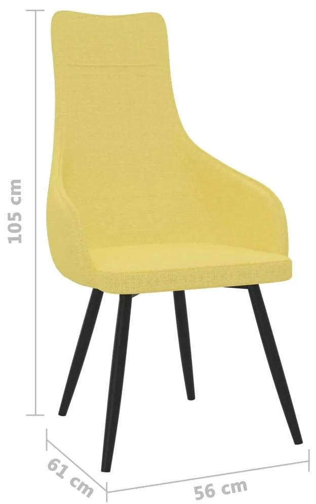 Fotoliu, galben mustar, material textil 1, Galben, Fara scaunel pentru picioare Fara scaunel pentru picioare