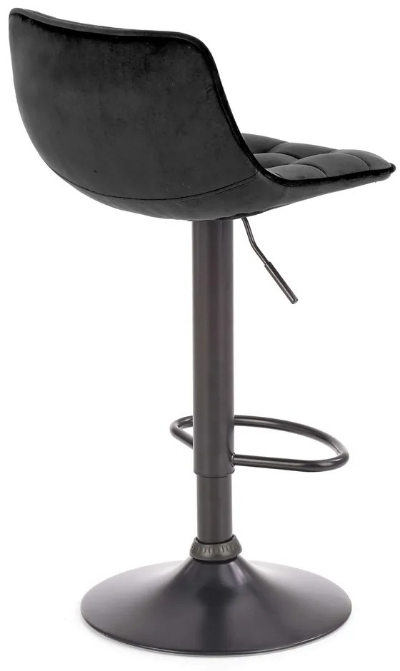 Scaun de bar Kinsley, negru