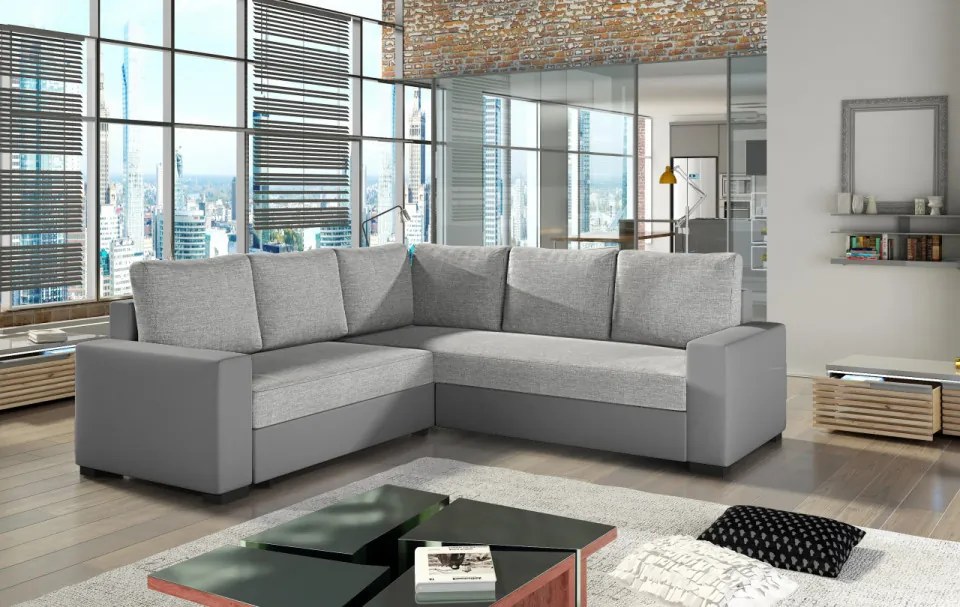 Coltar extensibil cu spatiu pentru depozitare, 240x240x90 cm, Canis 1, Eltap