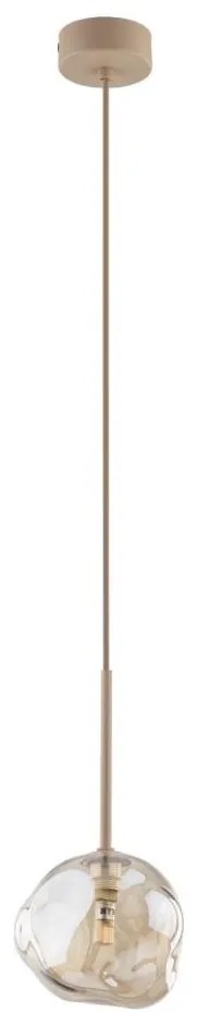 Lustră pe cablu LAVA 1xG9/8W/230V bej/fumuriu bej