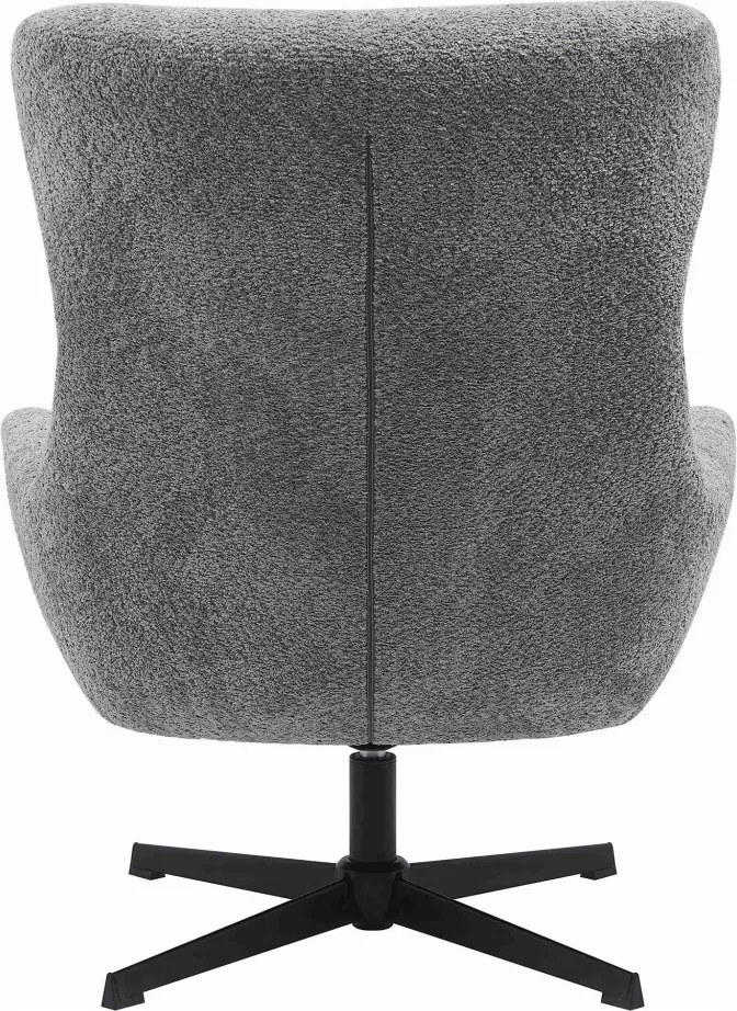 Bescia fotoliu cu funcție pivotantă, gri închis