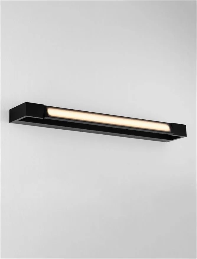 Aplica LED ambientala directionabila pentru baie/exterior IP44 PARK negru