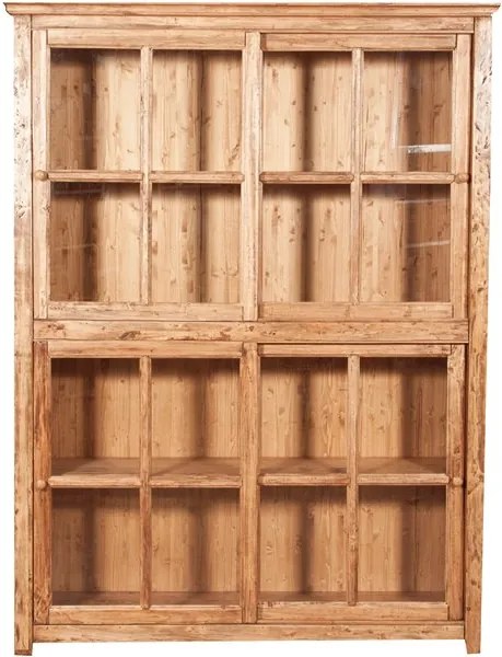 Vitrina L154 37 H212 cm, lemn masiv.