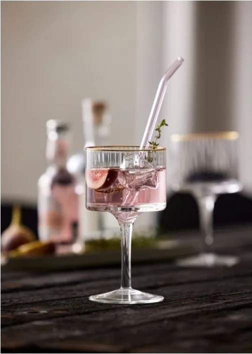 Set 4 pahare pentru gin &amp; tonic Lyngby Glas Palermo, 320 ml