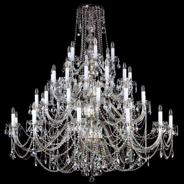 Candelabru XXL Cristal Bohemia Exclusive 42 brate AURELIE 42