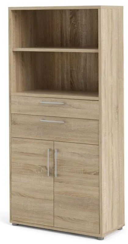 Dulap Modulo 89 x 40 x 186 cm, uși + sertare, stejar sonoma