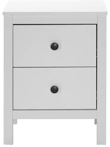 Noptieră 61x46 cm alb